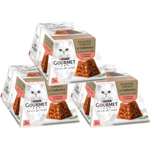 GOURMET Revelations Zarte Stücke in Lachsgelee 3x(2x57g)