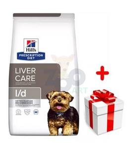 HILL'S PD Prescription Diet Canine L/d Liver Care 10kg+ Überraschung für den Hund