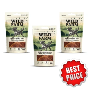 WILD FARM weiche Hühnerbrust 3x80g Hundeleckerlis