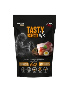 Tasty Dogs Life Junior Enten-Gelee-Schale 500g