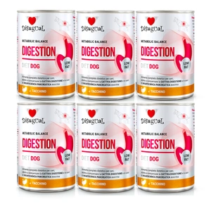 Disugual Nassfutter für Hunde Veterinary DIGESTION Truthahn (Erwachsene) 6x400 g