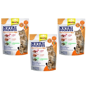 GIMCAT NUTRI POCKETS Malt & Vitamin 3x150g