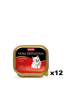 Animonda Cat Vom Feinsten Kitten mit Rind 12x100g