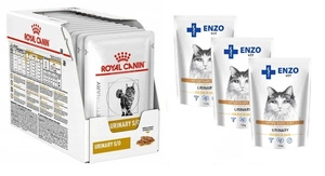 Royal Canin VET DIET Urinary S/O Frischebeutel Katze 12x85g + ENZO VET Urinary 3x100g
