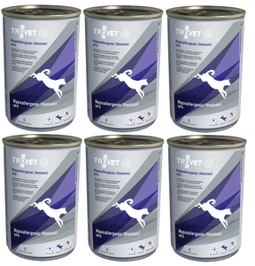 Trovet Hypoallergenic Venison (VPD) Nassfuter für Hund 6x400g + Deckel für 400g-Dose GRATIS!