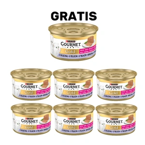 Purina Gourmet Gold Kitten Mousse für Kätzchen mit Kalbfleisch 6x85g