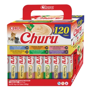 INABA Churu für Katzen - Mix mit Thunfisch und Huhn 120x14g
