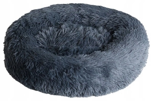 SNAPPY Haustierbett kuscheliger Donut dunkelgrau S 50x50x15cm