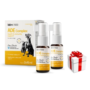 Lab-v ADE Complex – Vitamin-A-, D- und E-Komplex als Spray für Hunde und Katzen + Überraschung für den Hund