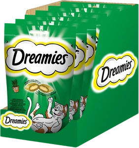 DREAMIES 6x60g – Leckerbissen für Katzen mit Katzenminze