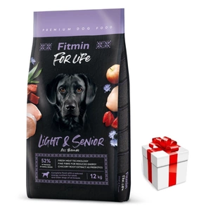 FITMIN For Life Light & Senior 12kg + Überraschung für den Hund