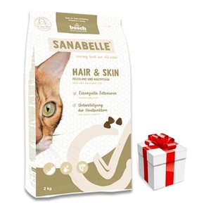 BOSCH Sanabelle Haar & Haut 8kg + Überraschung für die Katze