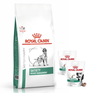 ROYAL CANIN Satiety Support Weight Management Sat 30 6kg + Royal Canin Satiety Treats  Hundeleckerli 2x230g