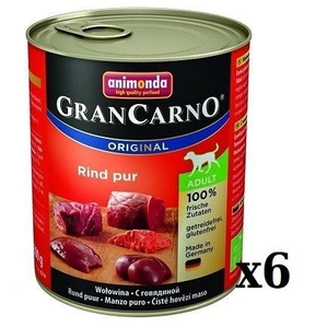 Animonda Dog GranCarno Adult Rind Pur 6x800g