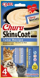 INABA Churu Skin & Coat für Katzen Thunfischgeschmack 20x14g