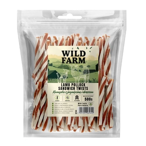 WILD FARM Sandwich mit Lamm und Kabeljau 500g Hundeleckerli