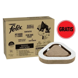 Felix Fantastic Cat Food Auswahl an Geschmacksrichtungen in Gelee 80x85g