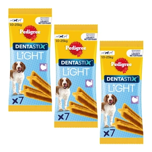 Pedigree Dentastix Light Dental Chews Mittlere Rassen Hundeleckerlis 3x(7 Stk. - 98g)
