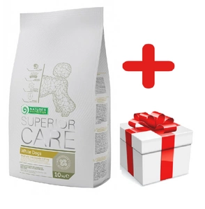 NATURES PROTECTION Superior Care Small Mini White Dogs Adult 10kg + Überraschung für den Hund