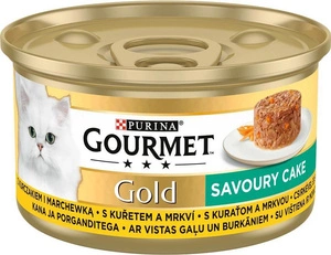 Purina Gourmet Gold Savoury Cake mit Huhn und Karotten 12 x 85g