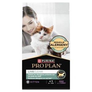 PRO PLAN LiveClear Katzenfutter für Kätzchen, reich an Truthahn, 1,4 kg