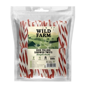 WILD FARM Enten-Sandwich 500g Hundeleckerli