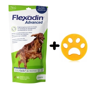 VETOQUINOL Flexadin Advanced 60 Snack + Waschmaschinenreiniger zum Entfernen von Haaren