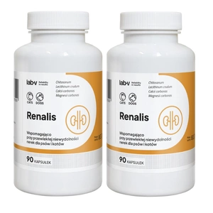 LAB-V Renalis- Unterstützung bei chronischem Nierenversagen für Hunde und Katzen 2x90 Kapseln