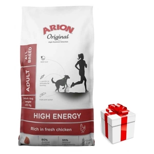 ARION Original High Energy Active All Breeds 12kg + Überraschung für den Hund
