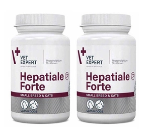 Hepatiale Forte Small Breed & Cats 2x40 kaps.