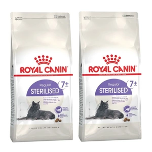 ROYAL CANIN Sterilised +7 2x10kg Katzentrockenfutter für ausgewachsene Katzen, 7 bis 12 Jahre, sterilisiert