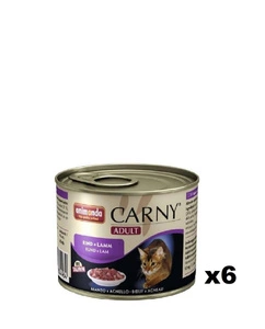 Animonda Cat Carny Adult Rind und Lamm 6x200g