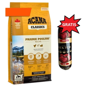 ACANA Classics Prairie Poultry 14,5kg + Hektor 900g GRATIS!