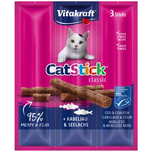 Vitakraft Cat Stick® + Kabeljau & Seelachs 3x18g
