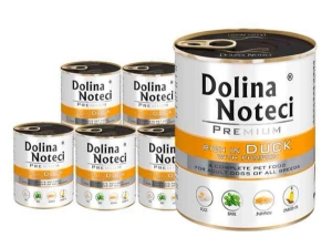 Dolina Noteci Premium Ente mit Kürbis 6x800g + Deckel für 800g-Dose GRATIS!