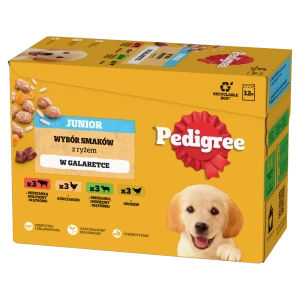 PEDIGREE Junior Mix Aromen in Gelee 12x100g