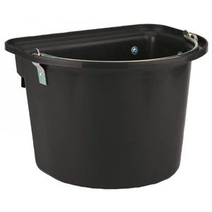 Can-Agri Futterbehälter Mit Metallhaken zum Aufhängen 12L, schwarz