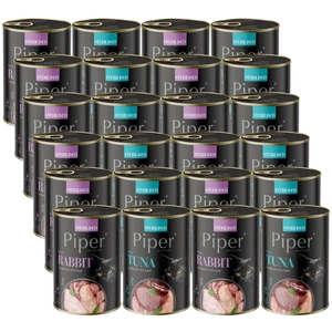 DOLINA NOTECI Piper für sterilisierte Katzen mit Thunfisch/Kaninchen 24x400g