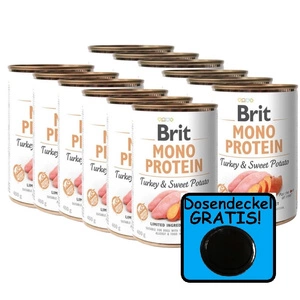 BRIT MONO PROTEIN TURKEY & SWEET POTATO 12x400g
