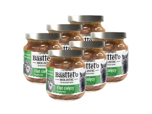 Basttet'o Holistic Kalbsfilet in Galette für Katzen 6x130g