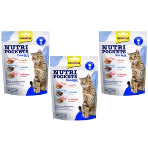 GIMCAT NUTRI POCKETS Meer Mischung Taurin 3x150g