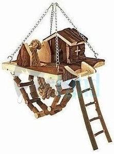 TRIXIE Spielplatz Janne,  26×22 cm für z. B.: Mäuse, Zwerghamster