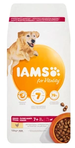 IAMS-Trockenfutter for Vitality für ältere Hunde großer Rassen, mit Huhn 12kg