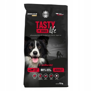 Hundefutter Tasty Dogs Life mit Rindfleisch 15 kg (mittlere und große Rassen)