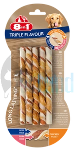8in1 Triple Flavour Twisted Sticks 10 Stk.