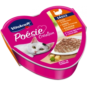 Vitakraft Poésie® Création + Pute in Käsesauce 85g