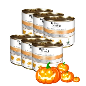 Dolina Noteci PREMIUM für Hunde kleiner Rassen mit Fasan, Kürbis und Nudeln 6x185 g