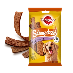 PEDIGREE Schmackos 86g - Hundeleckerlis mit Rindfleisch