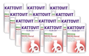 Kattovit Niere/Renal Truthahn 12x85g-Beutel
