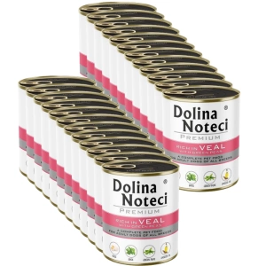 Dolina Noteci PREMIUM reich an Kalbfleisch mit grünen Erbsen 24x800g